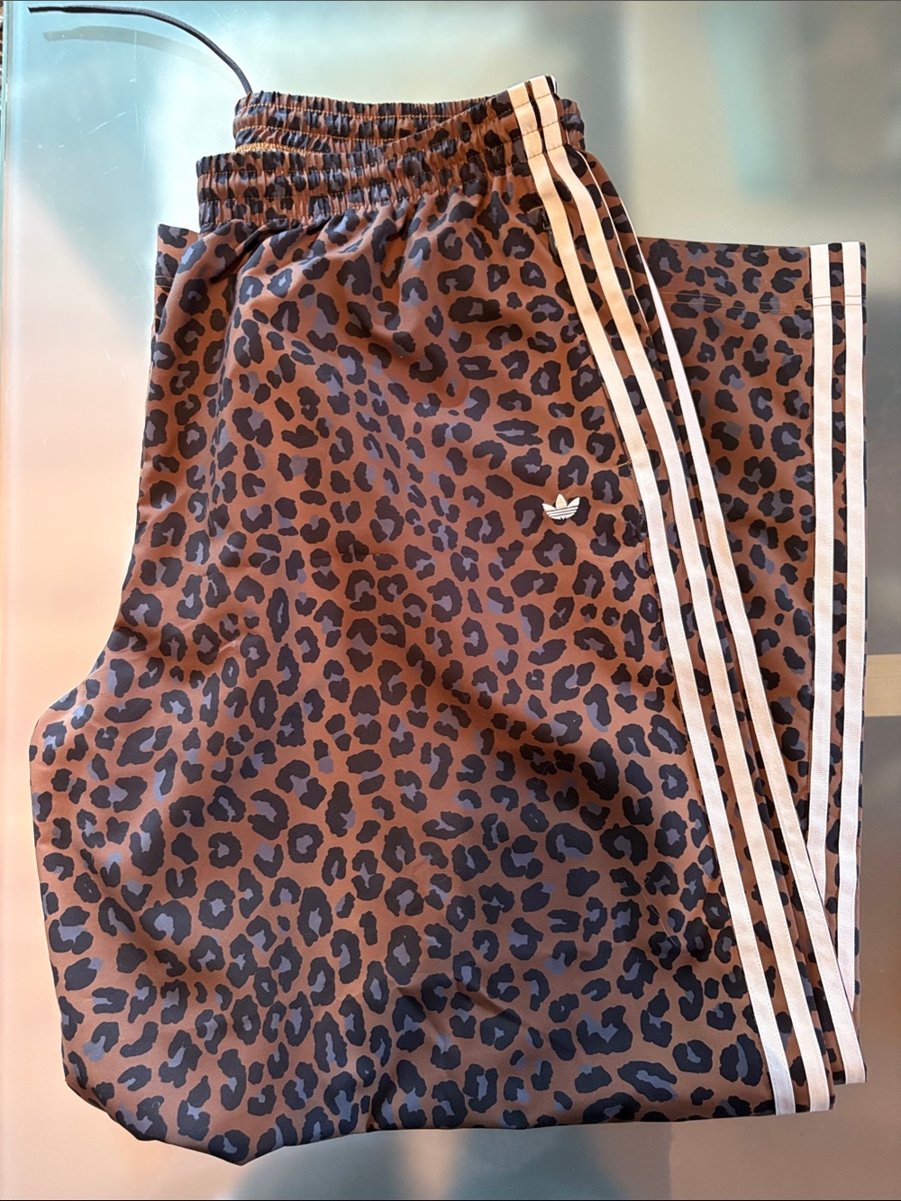 Adidas Leopard Firebird Oversized Pants